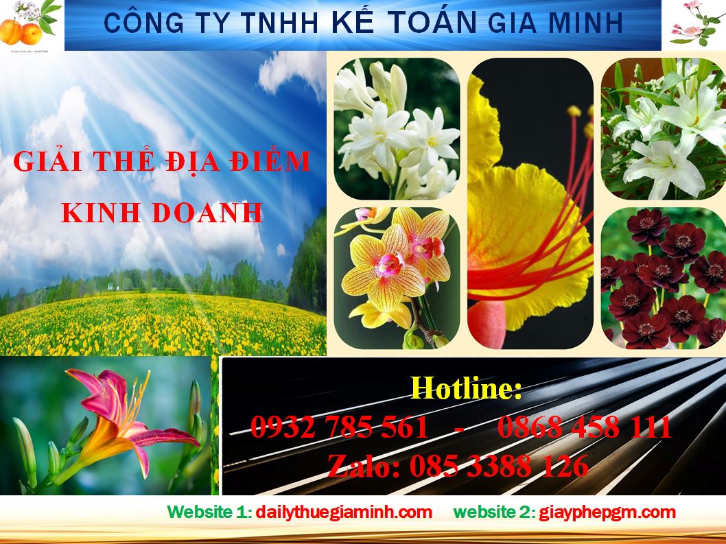 Giải thể địa điểm kinh doanh tại Quận 3 4 Giải thể địa điểm kinh doanh tại Quận 3
