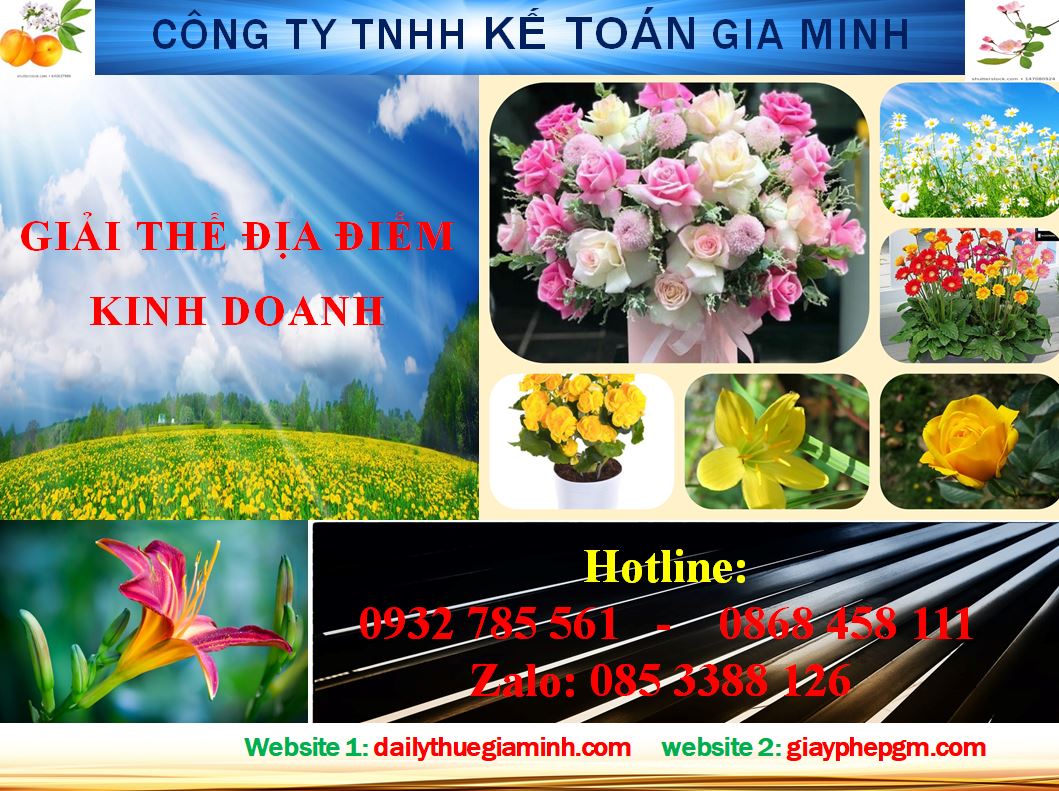 Giải thể địa điểm kinh doanh tại Quận Hoàng Mai