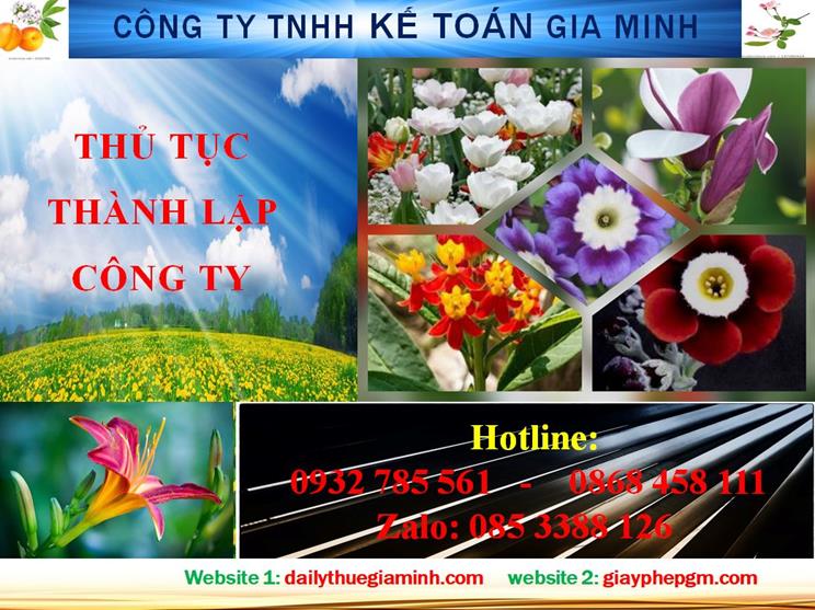 Hướng dẫn thủ tục thành lập công ty tại Huyện Phú Giáo