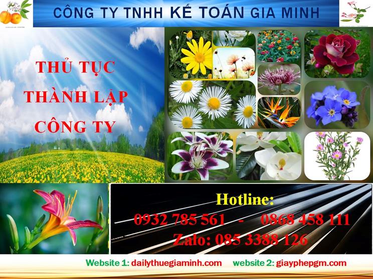 Hướng dẫn thủ tục thành lập công ty tại Huyện Phúc Thọ