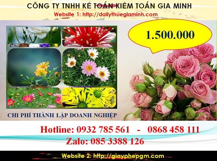 Hướng dẫn thủ tục thành lập công ty tại Quận Bình Tân 5 Bảng giá thủ tục thành lập công ty tại Quận Bình Tân