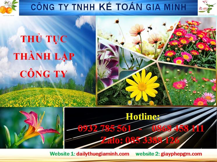 Hướng dẫn thủ tục thành lập công ty tại Thị xã Dĩ An