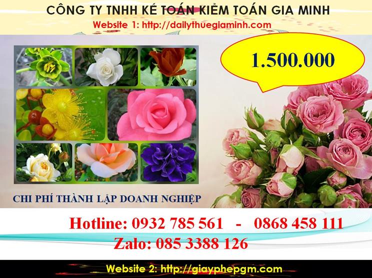 Bảng giá thủ tục thành lập công ty tại Thị xã Tân Uyên