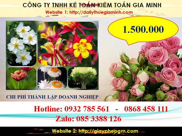Hướng dẫn thủ tục thành lập doanh nghiệp tại Hà Nội 5 Chi phí thành lập doanh nghiệp tại Hà Nội
