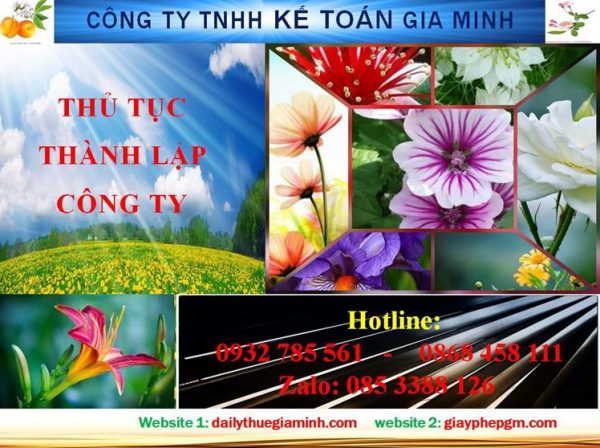 Thủ tục thành lập doanh nghiệp tại Huyện Bắc Tân Uyên