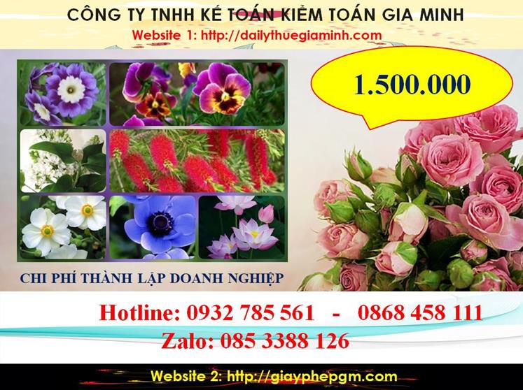 Chi phí thành lập doanh nghiệp tại Huyện Hà Nội