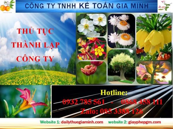 Thủ tục thành lập doanh nghiệp tại Huyện Phú Giáo