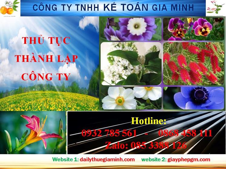 Thủ tục thành lập doanh nghiệp tại Thị xã Tân Uyên