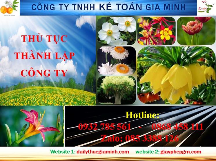 Hướng dẫn thủ tục thành lập doanh nghiệp tại Yên Bái 4 Thủ tục thành lập doanh nghiệp tại Yên Bái