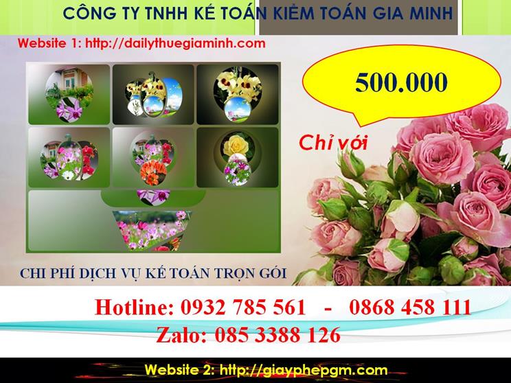 Dịch vụ kế toán trọn gói Huyện Quốc Oai 5 Chi phí kế toán trọn gói tại Huyện Quốc Oai