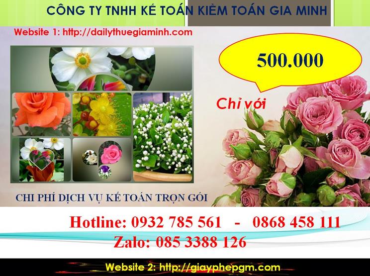 Dịch vụ kế toán trọn gói Quận 5 5 Chi phí kế toán trọn gói tại Quận 5