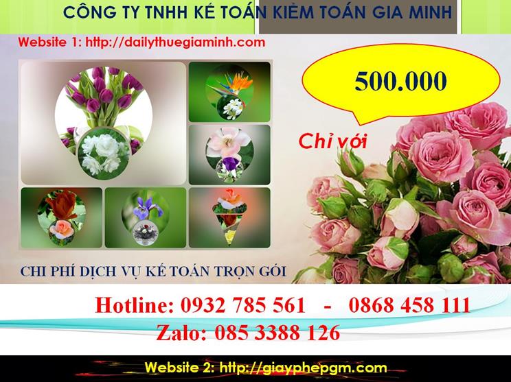 Dịch vụ kế toán trọn gói Quận 6 5 Chi phí kế toán trọn gói tại Quận 6