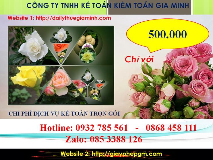 Dịch vụ kế toán trọn gói TPHCM 5 Chi phí kế toán trọn gói tại TPHCM