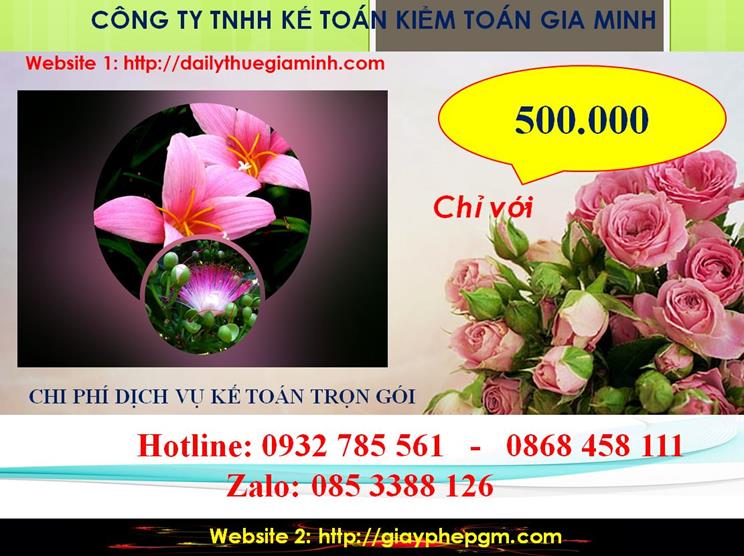 Dịch vụ kế toán trọn gói Yên Bái 5 Chi phí kế toán trọn gói tại Yên Bái