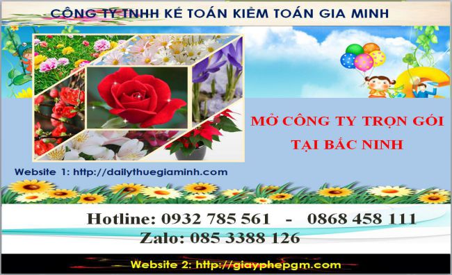 Mở công ty trọn gói tại Bắc Ninh 4 Thủ tục mở công ty trọn gói tại Bắc Ninh