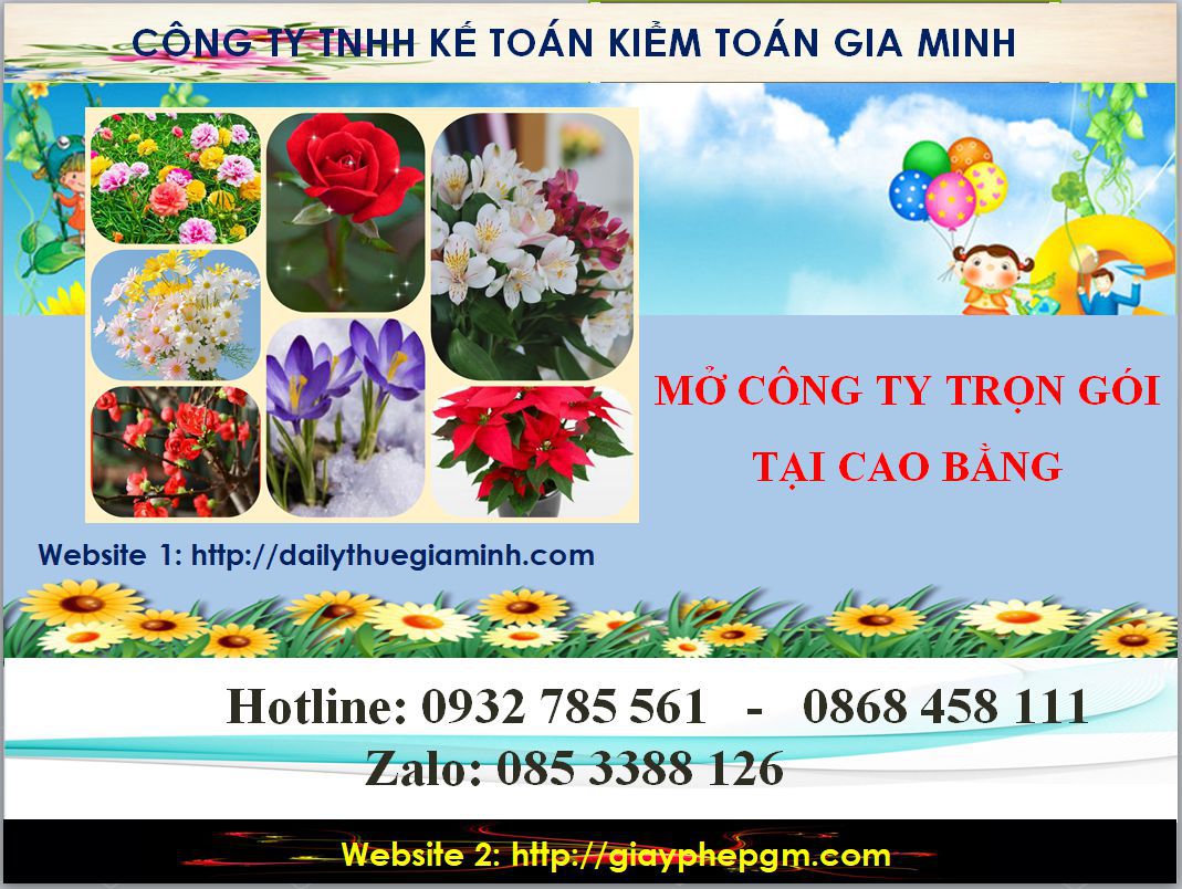 Mở công ty trọn gói tại Cao Bằng – Dịch vụ nhanh chóng, uy tín, chuyên nghiệp 4 Thủ tục mở công ty trọn gói tại Cao Bằng