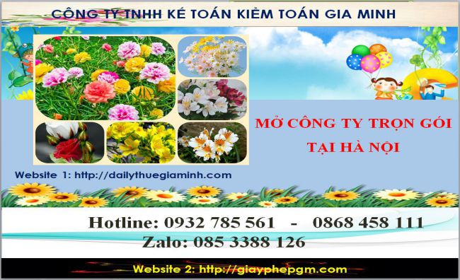 Mở công ty trọn gói tại Hà Nội 4 Thủ tục mở công ty trọn gói tại Hà Nội