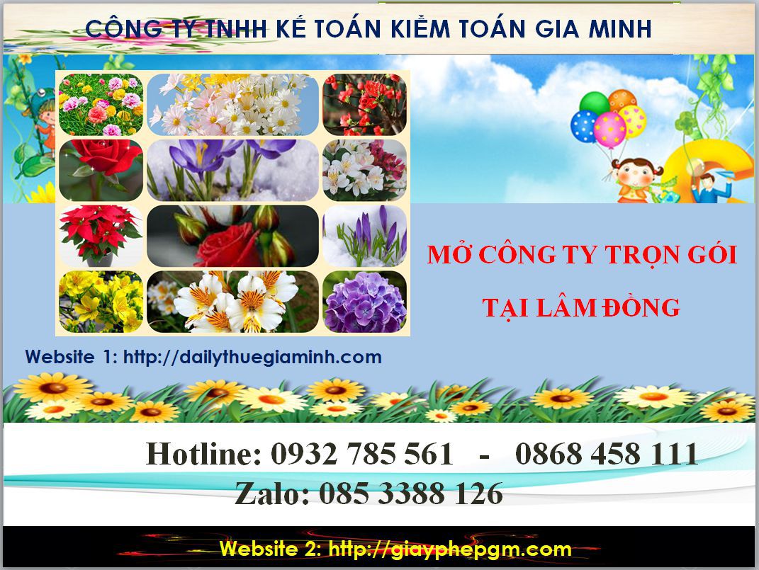 Mở công ty trọn gói tại Lâm Đồng 4 Thủ tục mở công ty trọn gói tại Lâm Đồng