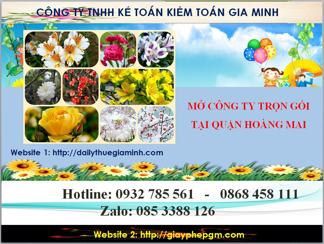 Mở công ty trọn gói tại Quận Hoàng Mai 4 Thủ tục mở công ty trọn gói tại Quận Hoàng Mai