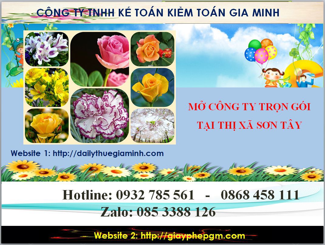 Mở công ty trọn gói tại Thị xã Sơn Tây – Dịch vụ nhanh, giá rẻ, chuyên nghiệp 4 Thủ tục mở công ty trọn gói tại Thị xã Sơn Tây