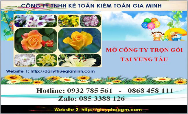 Mở công ty trọn gói tại Vũng Tàu 4 Thủ tục mở công ty trọn gói tại Vũng Tàu