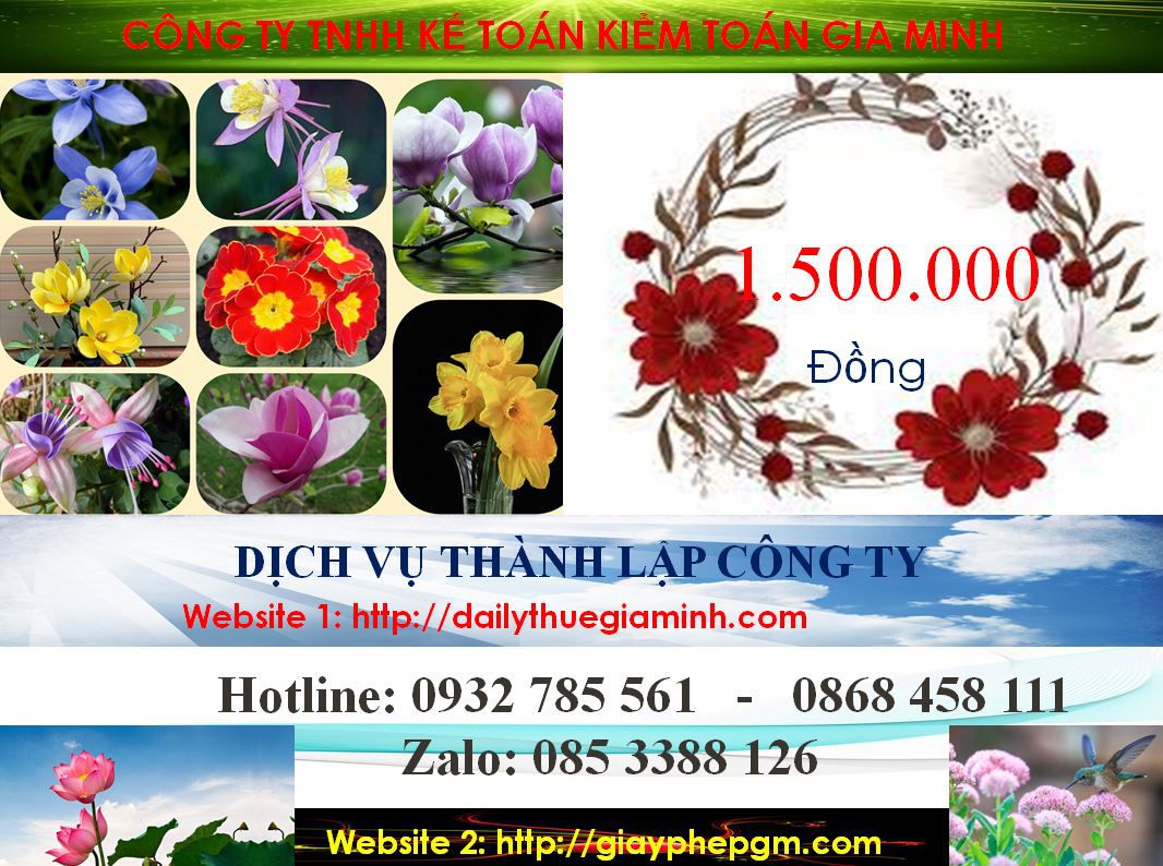 Thành lập công ty cổ phần tại Huyện Cờ Đỏ 5 Chi phí thành lập công ty cổ phần tại huyện Cờ Đỏ