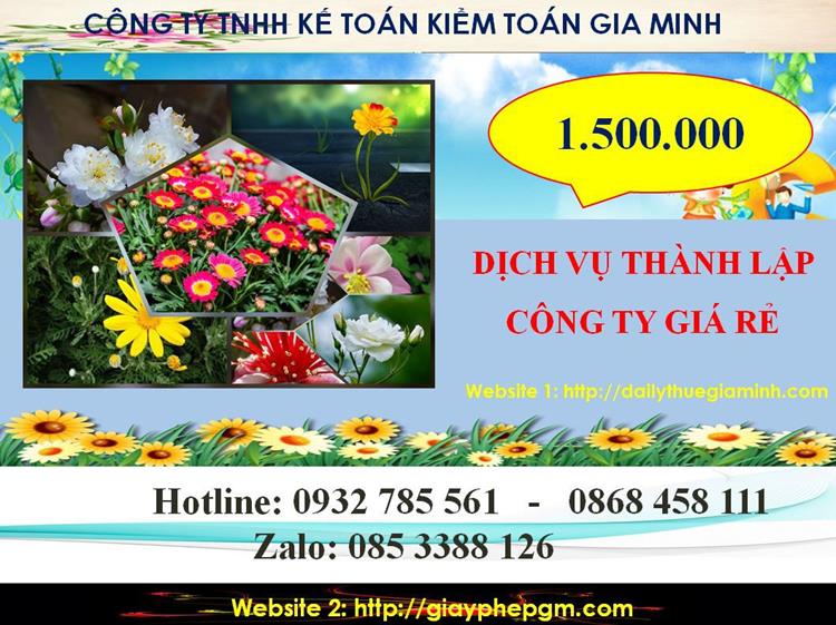 Thành lập công ty giá rẻ ở huyện Cờ Đỏ 5 Chi phí thành lập công ty giá rẻ ở huyện Cờ Đỏ