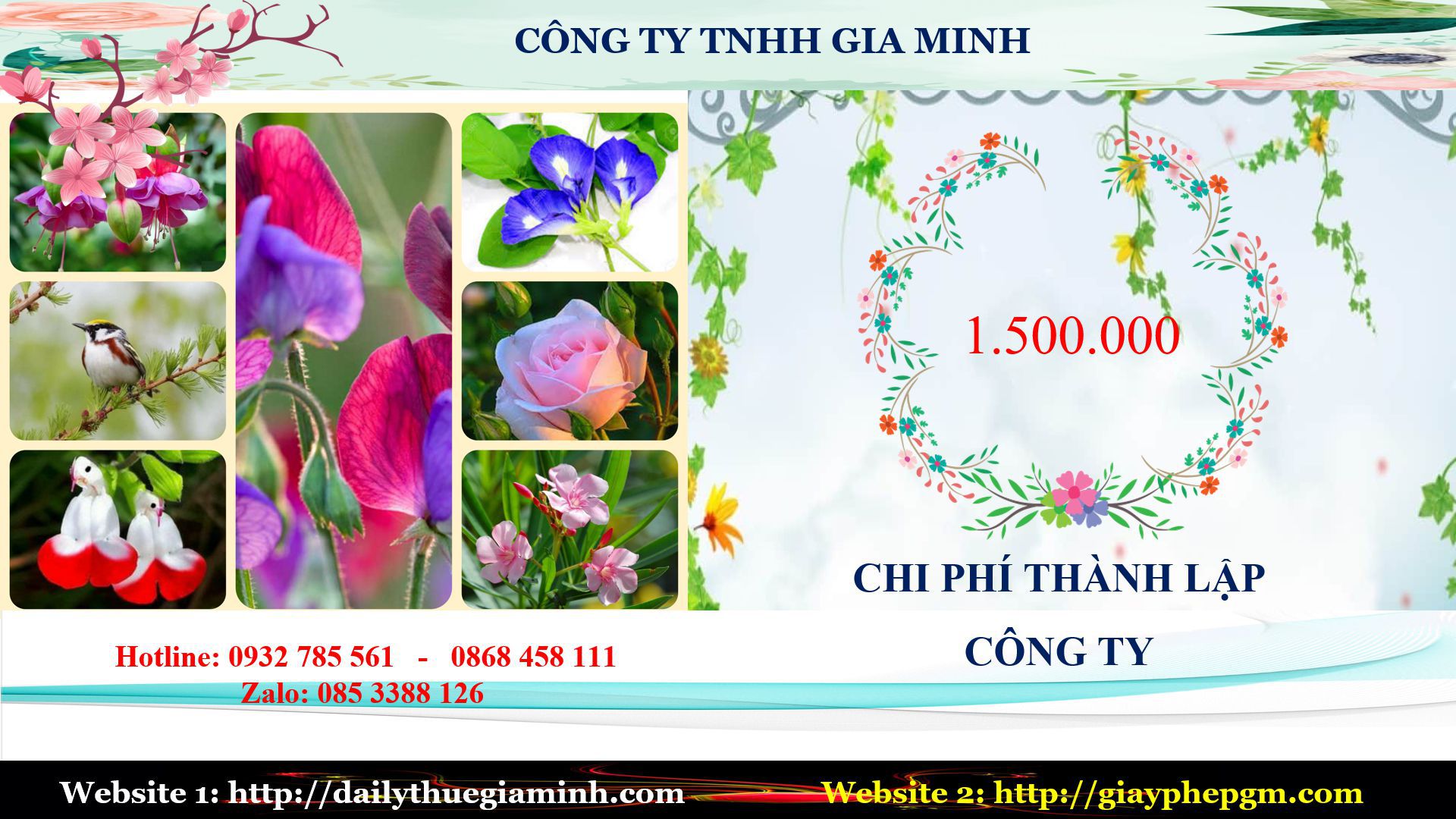 Dịch vụ thành lập doanh nghiệp tại Hòa Bình 5 Chi phí thành lập doanh nghiệp tại Hòa Bình