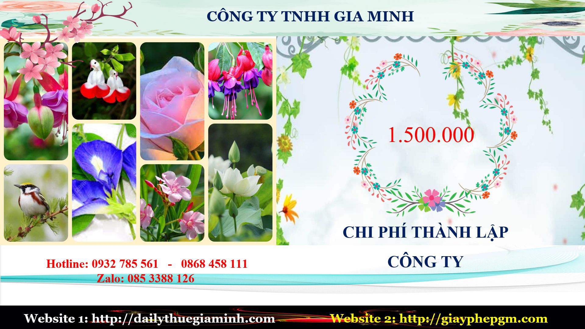 Chi phí thành lập doanh nghiệp tại Tuyên Quang