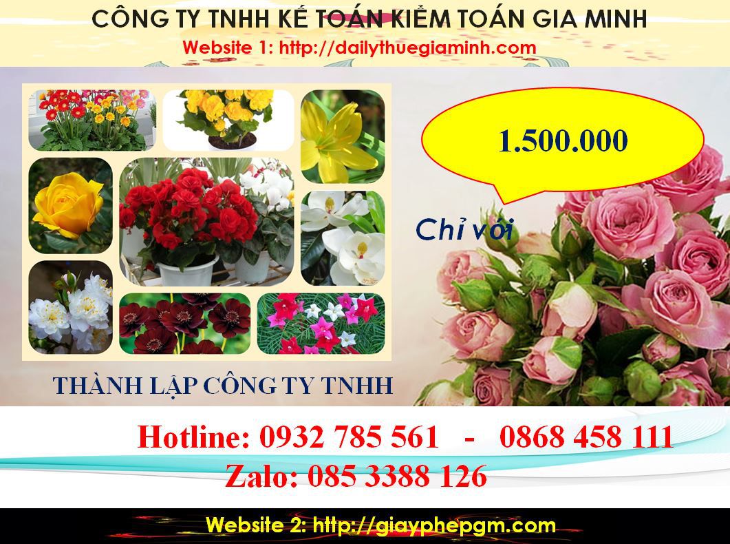 Thành lập công ty TNHH tại Quận Phú Nhuận 5 chi phí Thành lập công ty TNHH tại Quận Phú Nhuận