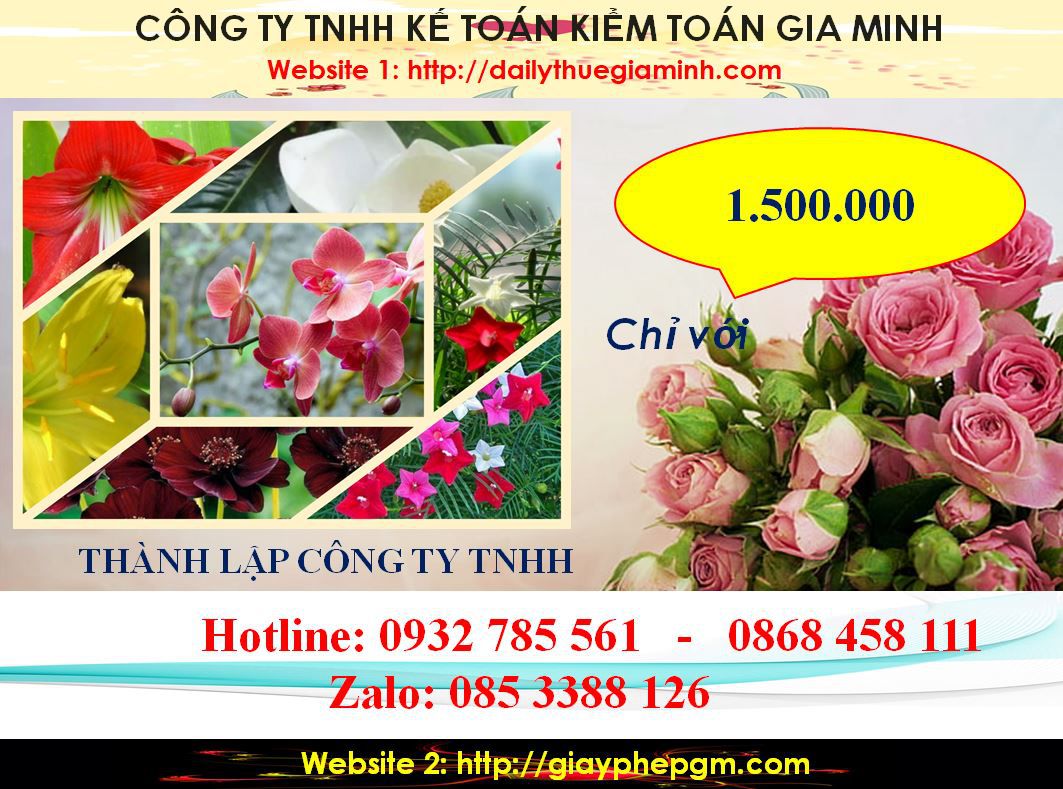 chi phí Thành lập công ty TNHH tại Quận Thủ Đức