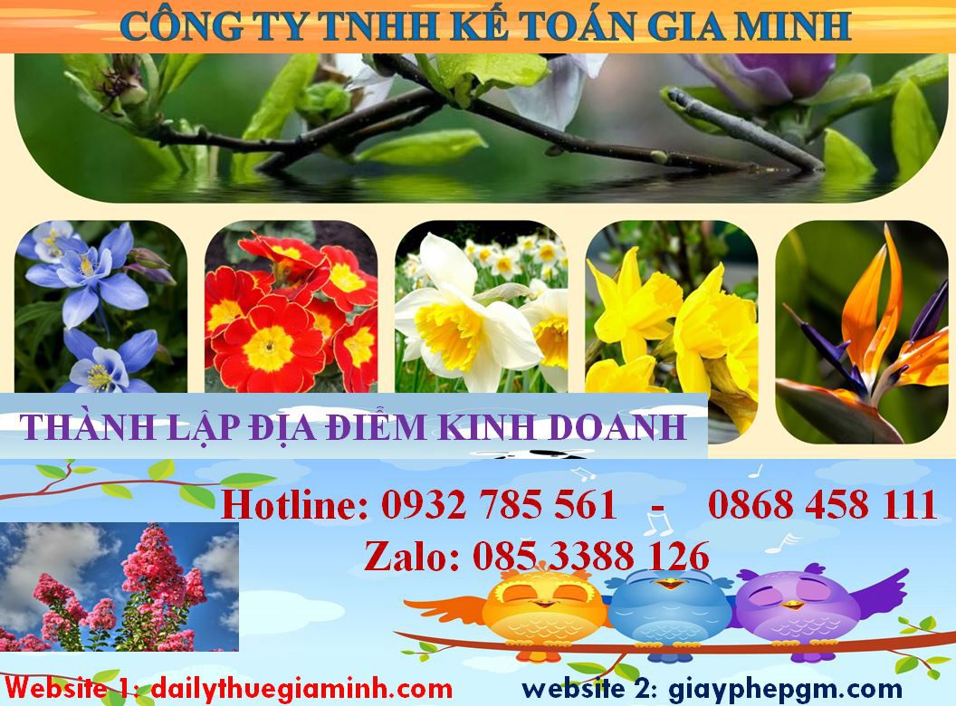 Thành lập địa điểm kinh doanh tại Bắc Giang 4 Thủ tục thành lâp địa điểm kinh doanh tại Bắc Giang