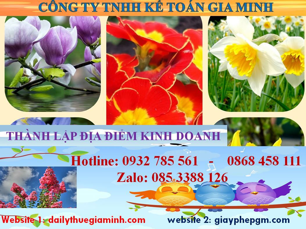 Thành lập địa điểm kinh doanh tại Cao Bằng 4 Thủ tục thành lâp địa điểm kinh doanh tại Cao Bằng