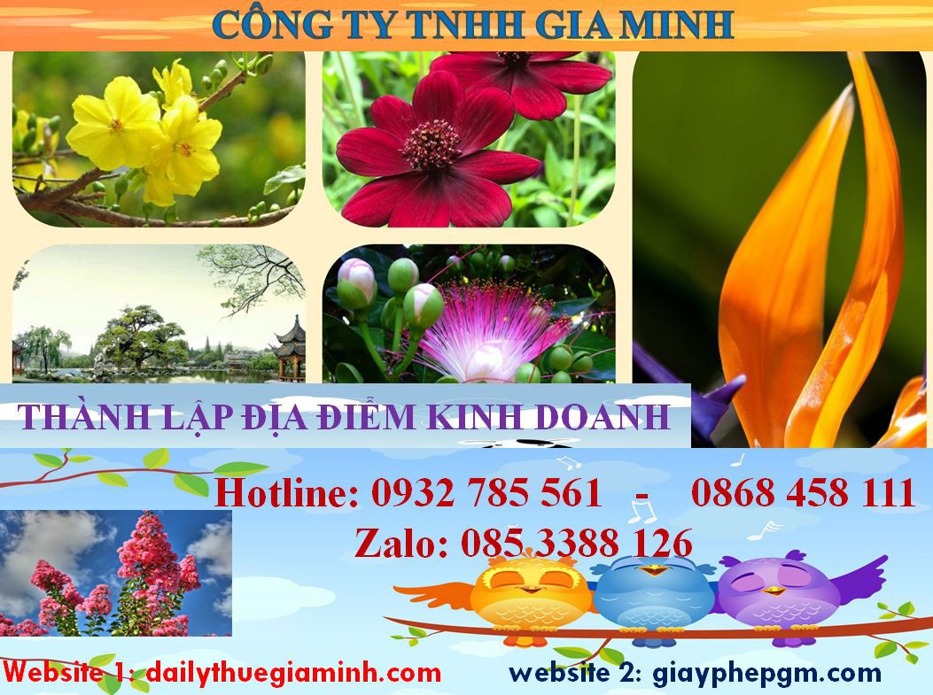 Thủ tục thành lâp địa điểm kinh doanh tại Huyện Bắc Tân Uyên