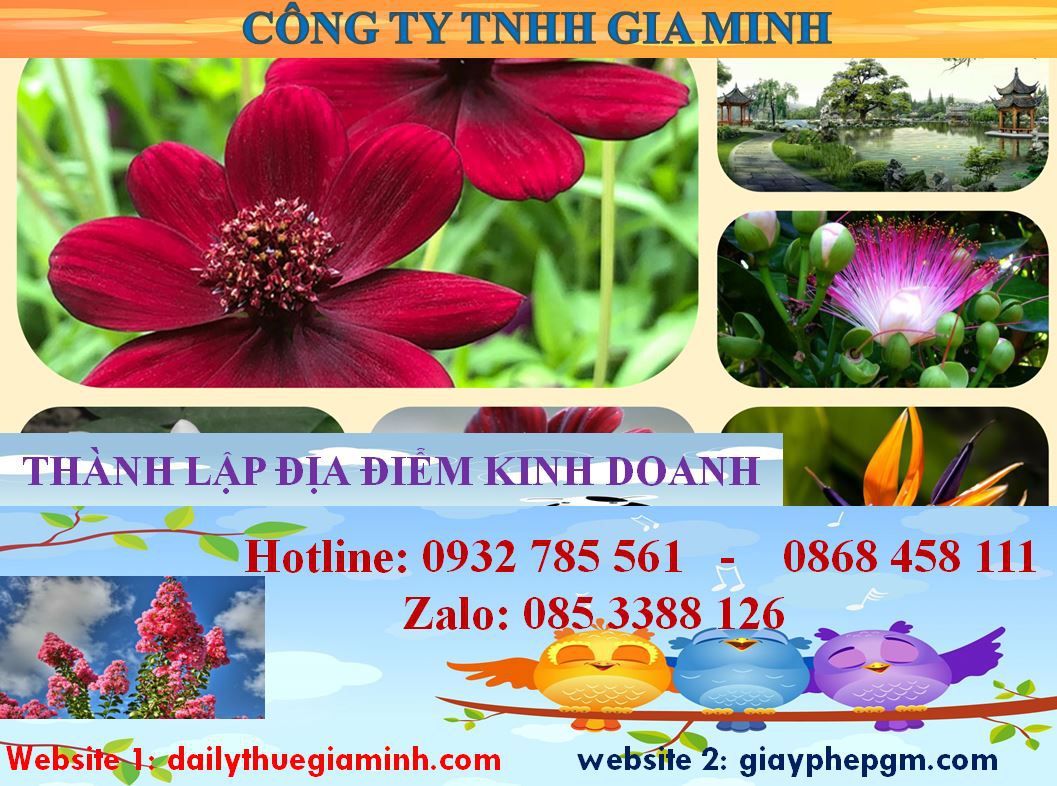 Thành lập địa điểm kinh doanh tại Huyện Cần Giờ 4 Thủ tục thành lâp địa điểm kinh doanh tại Huyện Cần Giờ