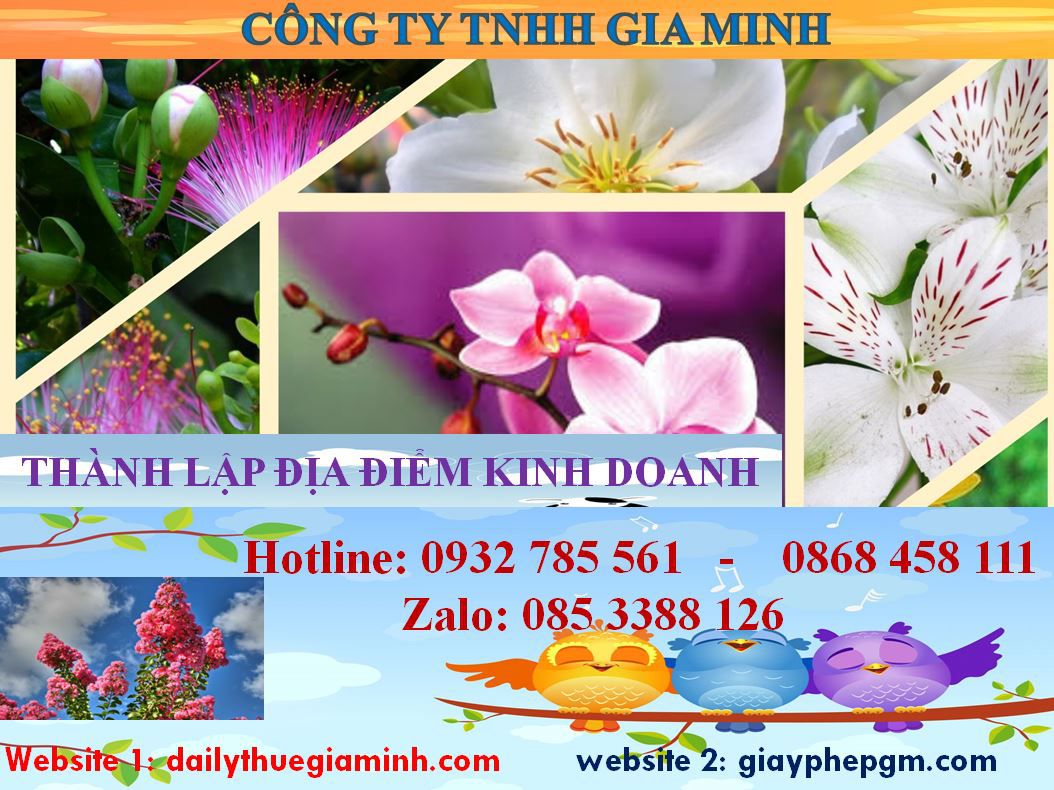 Thủ tục thành lâp địa điểm kinh doanh tại Huyện Hà Nội