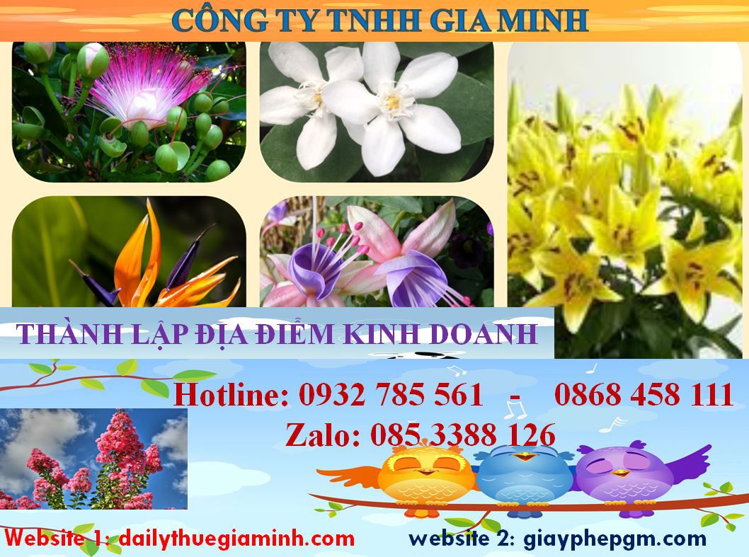 Thủ tục thành lâp địa điểm kinh doanh tại Huyện Phú Giáo