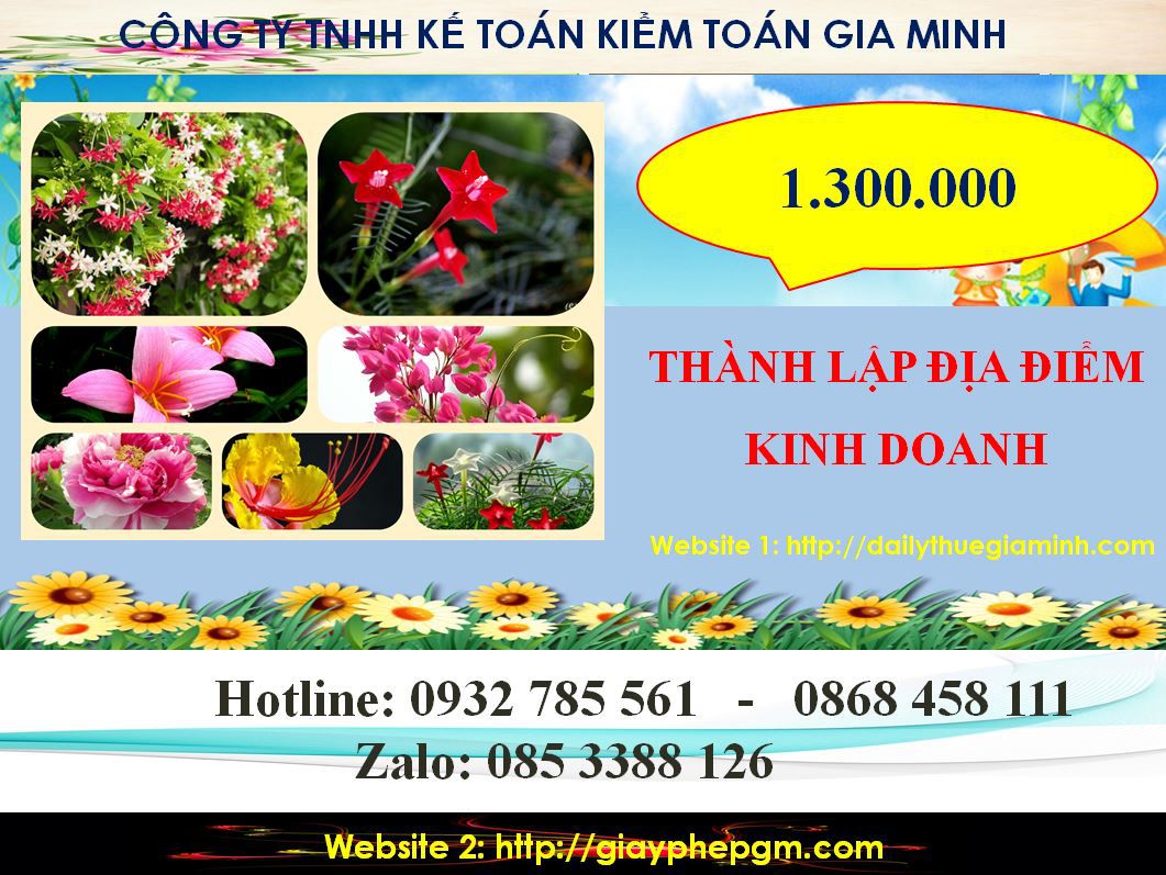 Thành lập địa điểm kinh doanh tại Ninh Bình 4 Thủ tục thành lâp địa điểm kinh doanh tại Ninh Bình