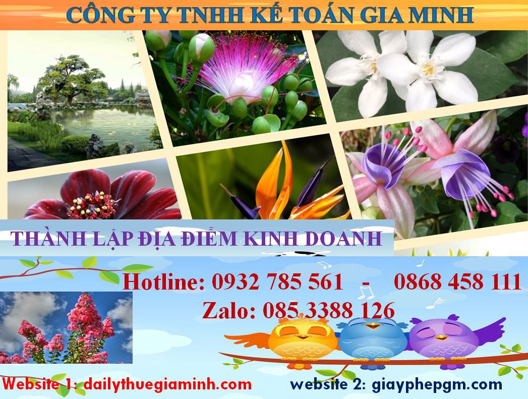 Thành lập địa điểm kinh doanh tại Sơn La 4 Thủ tục thành lâp địa điểm kinh doanh tại Sơn La