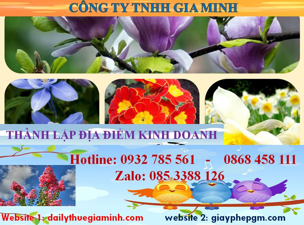 Thủ tục thành lâp địa điểm kinh doanh tại Thị xã Dĩ An