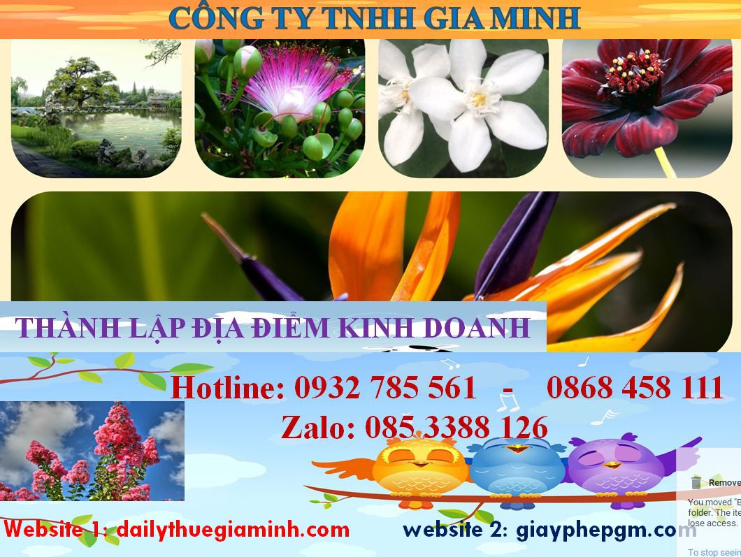 Thủ tục thành lâp địa điểm kinh doanh tại Thị xã Thuận An