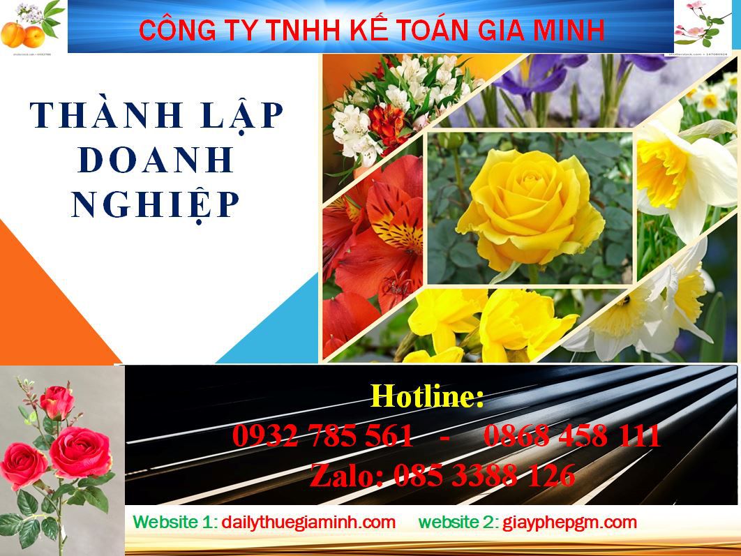 Dịch vụ thành lập doanh nghiệp tại Hà Giang 4 Thủ tục thành lập doanh nghiệp tại Hà Giang