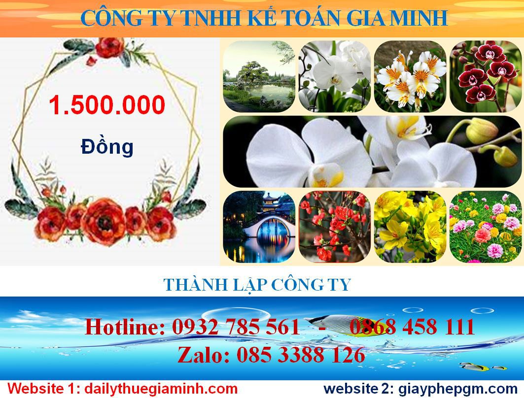 Thành lập doanh nghiệp tư nhân tại Đồng Tháp 2 Chi phí thành lập doanh nghiệp tư nhân tại Đồng Tháp