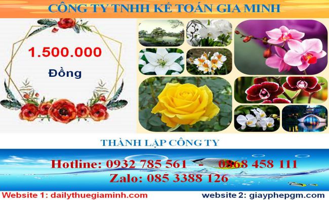 Thành lập doanh nghiệp tư nhân tại Hà Giang 2 Chi phí thành lập công ty tư nhân tại Hà Giang