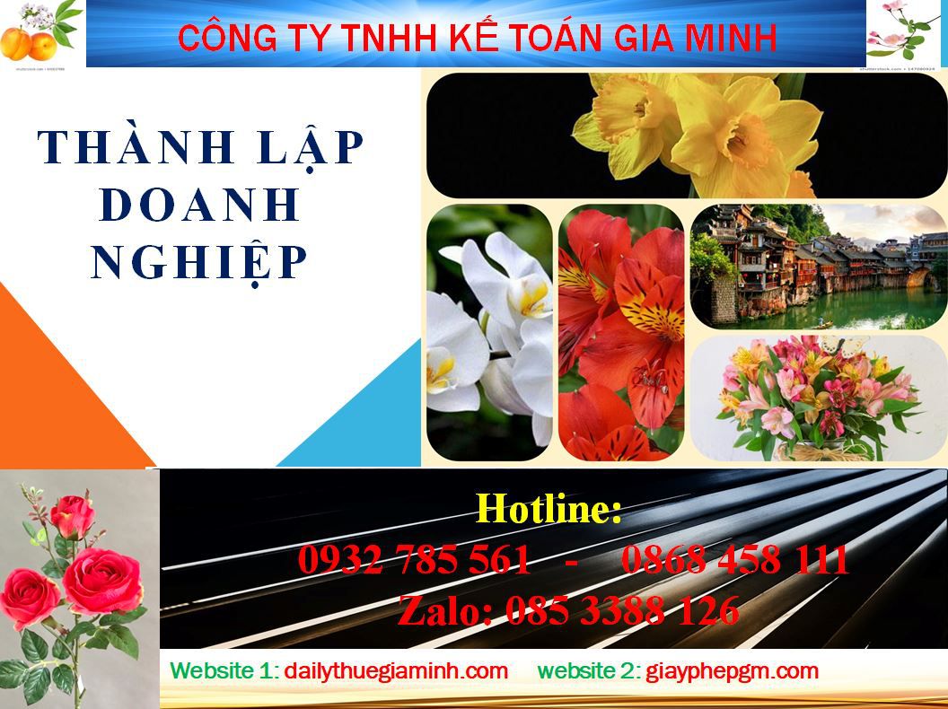 Thành lập doanh nghiệp tư nhân tại Huyện Cần Giờ 4 Thủ tục thành lập doanh nghiệp tư nhân tại Huyện Cần Giờ