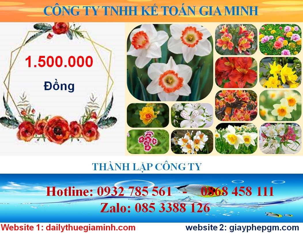 Thành lập doanh nghiệp tư nhân tại Huyện Phú Giáo 4 Chi phí thành lập doanh nghiệp tư nhân tại Huyện Phú Giáo