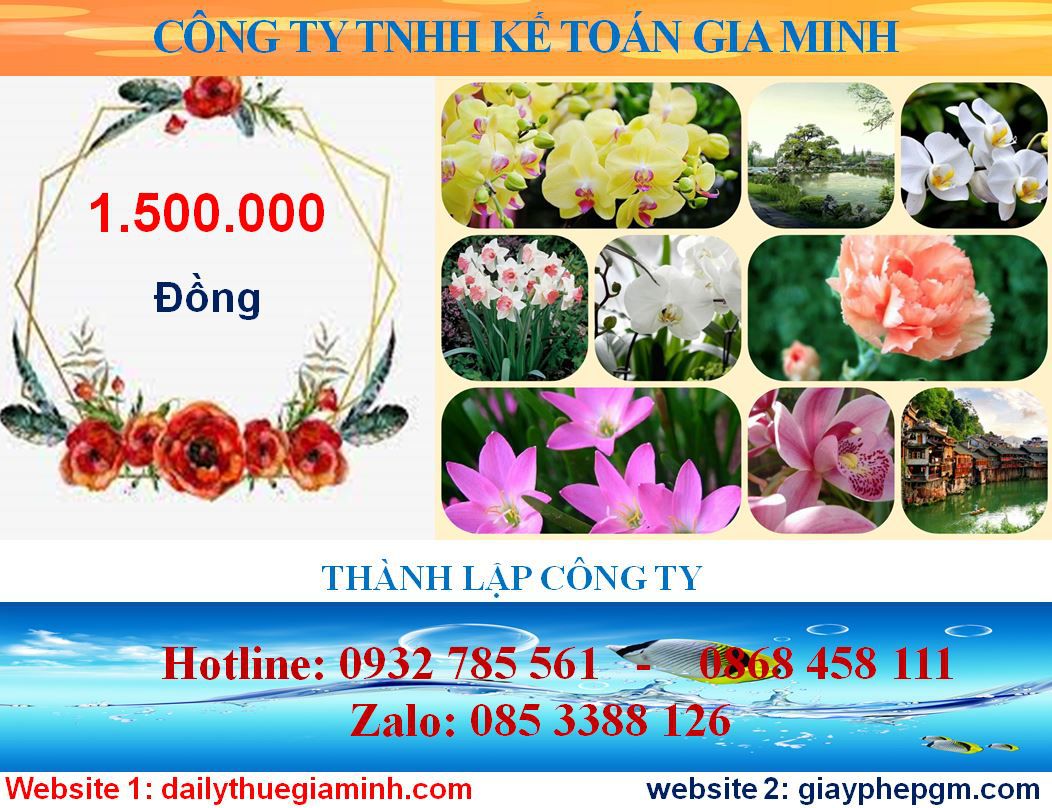 Thành lập doanh nghiệp tư nhân tại Quận Nam Từ Liêm 5 Chi phí thành lập doanh nghiệp tư nhân tại Quận Nam Từ Liêm
