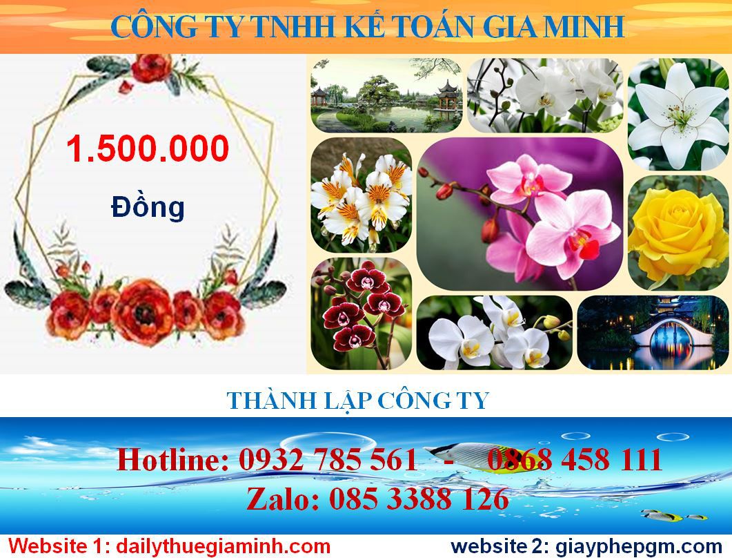 Thành lập doanh nghiệp tư nhân tại Thái Bình 5 Chi phí thành lập công ty tư nhân tại Thái Bình
