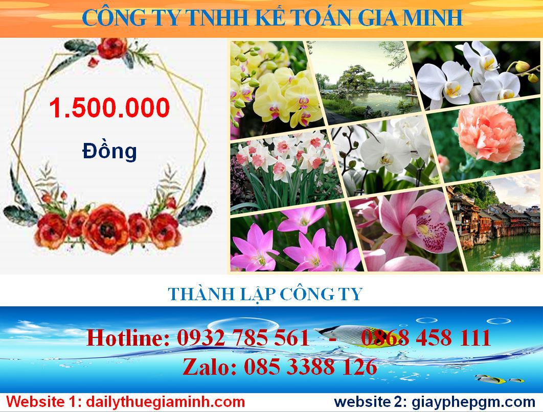 Thành lập doanh nghiệp tư nhân tại TP Hồ Chí Minh 5 Chi phí thành lập doanh nghiệp tư nhân tại TP Hồ Chí Minh