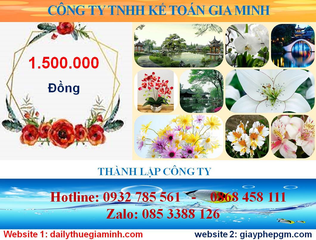 Thành lập doanh nghiệp tư nhân tại Tuyên Quang 5 Chi phí thành lập công ty tư nhân tại Tuyên Quang